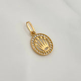 Dije Corona 0.65gr / 1.8cm / Oro Amarillo 18K &