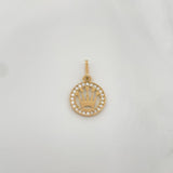 Dije Corona 0.65gr / 1.8cm / Oro Amarillo 18K &