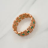 Anillo Glam 4.95gr / T9 1/4 / Oro Rosa 18K &