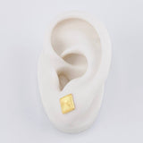Topos Cuadro Diamantado 0.95g / in / 8.1mm Oro Amarillo 18K