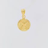 Dije Letra X Marco Bordeado 0.6g / 3/4 in Oro Amarillo 18K
