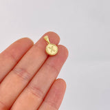 Dije Letra X Doble Textura 0.6g / 3/4 in Oro Amarillo 18K
