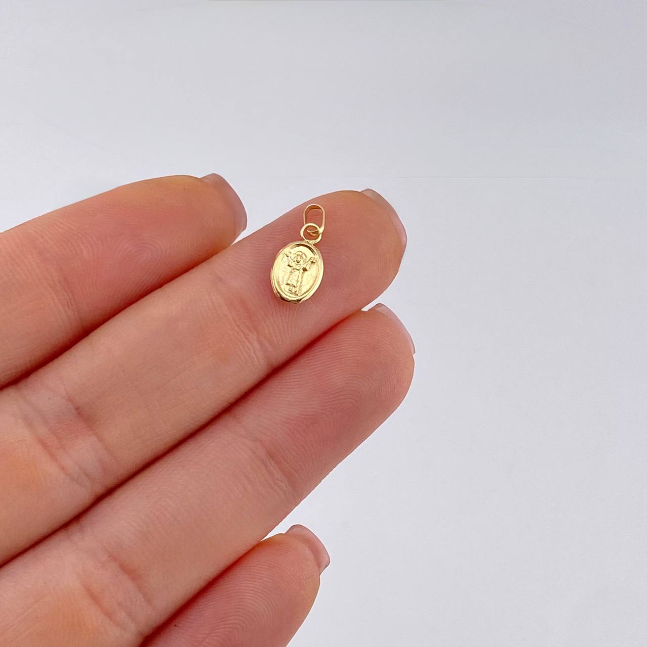 Pendant Divino Niño 0.25 g / 1/2 in Yellow Gold 18K