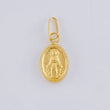 Dije Virgen Milagrosa 0.25 g / 1/2 in Oro Amarillo 18K