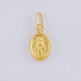 Dije Virgen Milagrosa 0.25 g / 1/2 in Oro Amarillo 18K