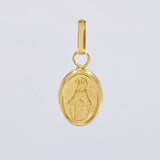 Dije Virgen Milagrosa 0.25 g / 1/2 in Oro Amarillo 18K