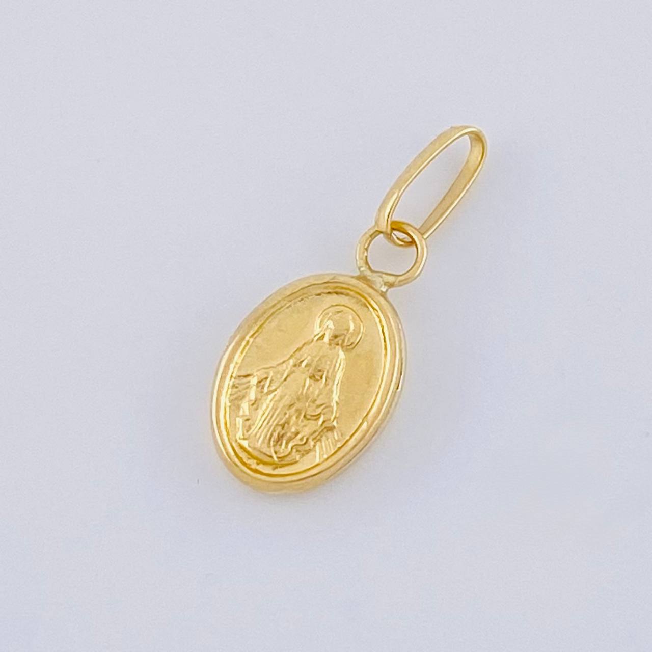 Dije Virgen Milagrosa 0.25 g / 1/2 in Oro Amarillo 18K