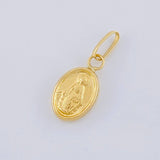 Dije Virgen Milagrosa 0.25 g / 1/2 in Oro Amarillo 18K