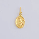 Dije San Miguel Arcángel 0.25 g / 1/2 in Oro Amarillo 18K