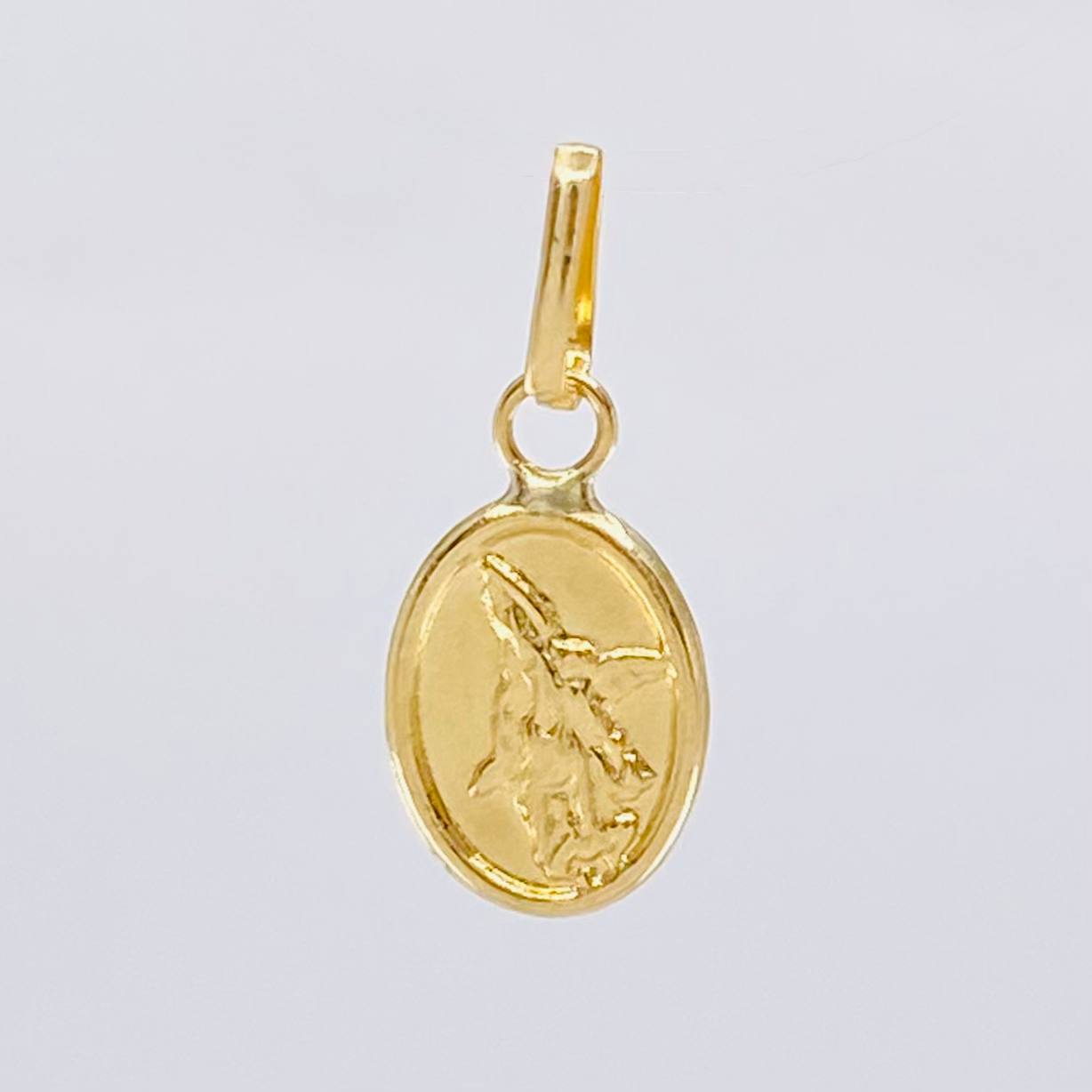 Dije San Miguel Arcangel 0.25 g / 1/2 in Oro Amarillo 18K