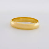 Anillo Argolla Lisa Media Caña 1.6g / T7 3/4 Oro Amarillo 18K