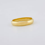 Anillo Argolla Lisa Media Caña 1.9g / T7 3/4 Oro Amarillo 18K