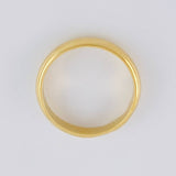 Anillo Argolla Lisa Media Caña 1.9g / T7 3/4 Oro Amarillo 18K