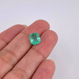 Piedra Esmeralda 3,12 Qts Baguette Gota De Aceite