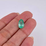 Piedra Esmeralda 2,93 Qts Lagrima Gota De Aceite