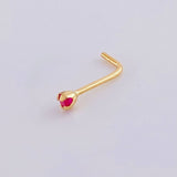 Spark Piercing 0.1g / 1/2 in 18K Yellow Gold