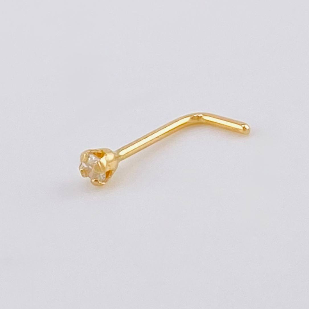 Spark Piercing 0.1g / 1/2 in 18K Yellow Gold