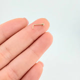 Spark Piercing 0.1g / 1/2 in 18K Yellow Gold