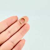 Piercing Eacurff Simulador 1.15 g / 1/2 in Oro Amarillo 18K