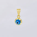 Turkish Eye Pendant 0.4 g / 1/2 in Yellow Gold +4 18K