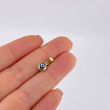 Turkish Eye Pendant 0.4 g / 1/2 in Yellow Gold +4 18K