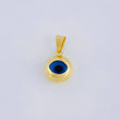 Turkish Eye Pendant 0.8 g / 1/2 in Yellow Gold +4 18K