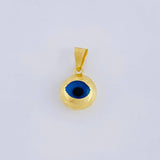 Turkish Eye Pendant 0.8 g / 1/2 in Yellow Gold +4 18K