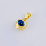 Turkish Eye Pendant 0.8 g / 1/2 in Yellow Gold +4 18K