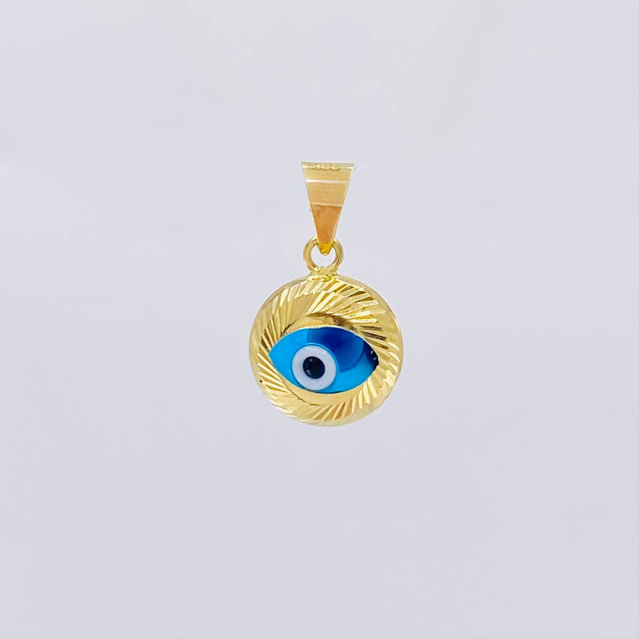 Dije Ojo Turco 1.05 g / 1/2 in Oro Amarillo +4 18K
