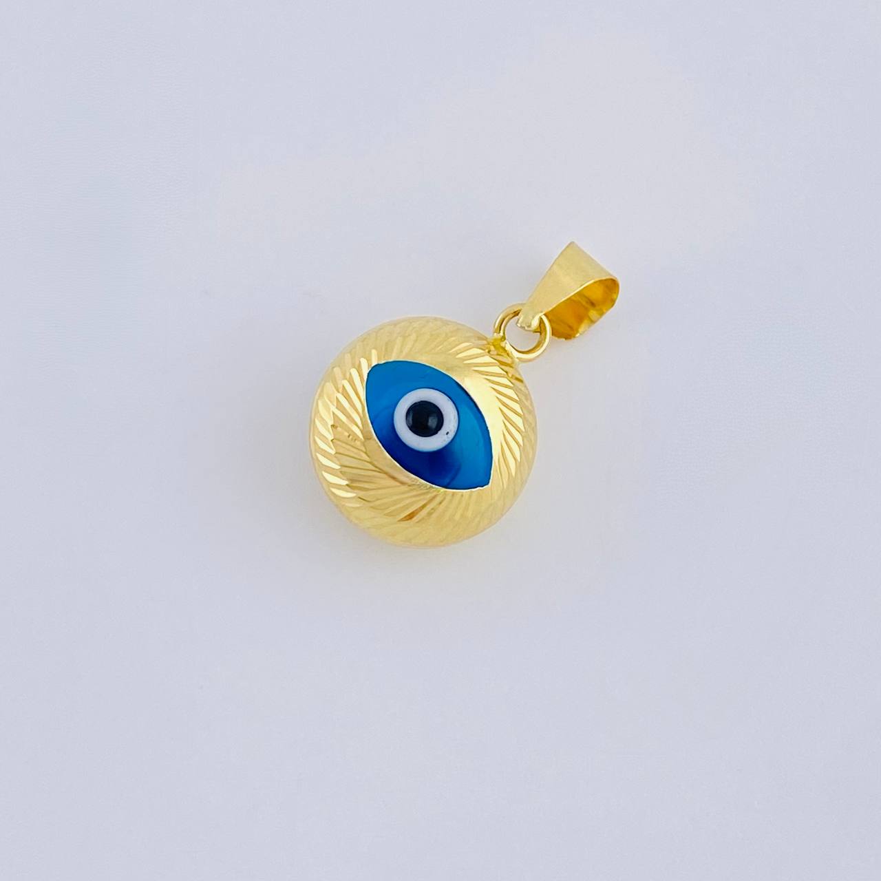 Dije Ojo Turco 1.1 g / 1/2 in Oro Amarillo +4 18K