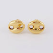 Stud Earrings GC 1g / in / 9.6mm Yellow Gold 18K