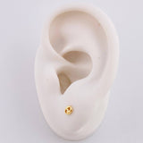 Topos GC Diamantado 0.4g / in / 3.4mm Oro Amarillo 18K