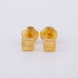 Topos Cuadrado Diamantado 0.5g / in / 4.1mm Oro Amarillo 18K