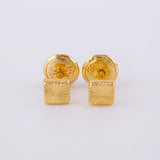 Topos Cuadrado Diamantado 0.5g / in / 4.1mm Oro Amarillo 18K