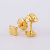 Topos Cuadro Diamantado 0.95g / in / 8.1mm Oro Amarillo 18K