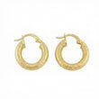 Candongas Sofi Diamantada 2.3gr / 3/4 in / Oro Amarillo 18K *