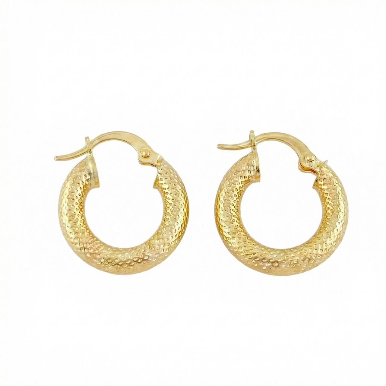 Candongas Sofi Diamantada 2.3gr / 3/4 in / Oro Amarillo 18K ©