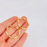 Candongas Asby 1.9gr / 1 1/4 in / Oro Amarillo 18K ©