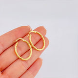 Candongas Sandra 1.55gr / 1 in / Oro Amarillo 18K