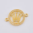 Herraje Corona Rx 2.4gr / 1 in / Oro Amarillo 18K