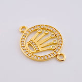 Herraje Corona Rx 2.4gr / 1 in / Oro Amarillo 18K