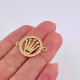 Herraje Corona Rx 2.4gr / 1 in / Oro Amarillo 18K