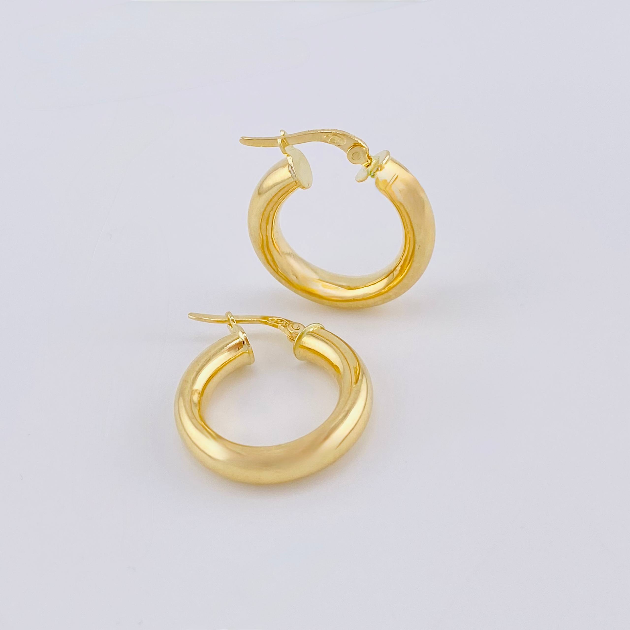 Candongas Jass 3.65gr / 1 in / Oro Amarillo 18K