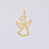 Dije Angel Silueta 0.5gr / 1 in / Oro Amarillo 18K