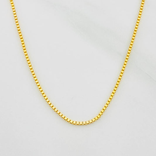 Venetian Chain 4.55g / 24 in / 1mm 18K Yellow Gold