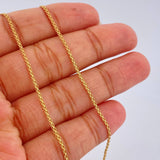 Bismark Chain 3.1gr / 23.8in / 18K Gold +1 $