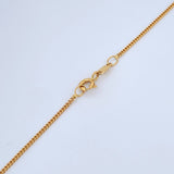 Cadena Mini Cubana 1.55gr / 59.5cm / Oro Amarillo +1 18K $