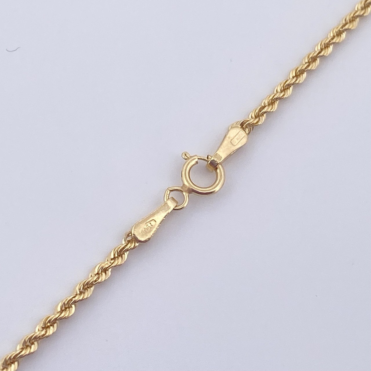 Rope Chain 1.7gr / 17.7in / 18K Gold +3 &