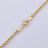 Rope Chain 1.65gr / 17.7in / 18K Gold +3$