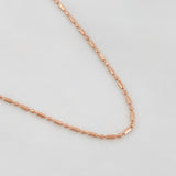 Cadena Morse 1.6 g / 19 3/4 in / 0.7 mm Oro Rosa 18K